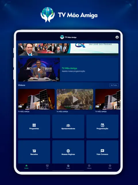 App screen principal